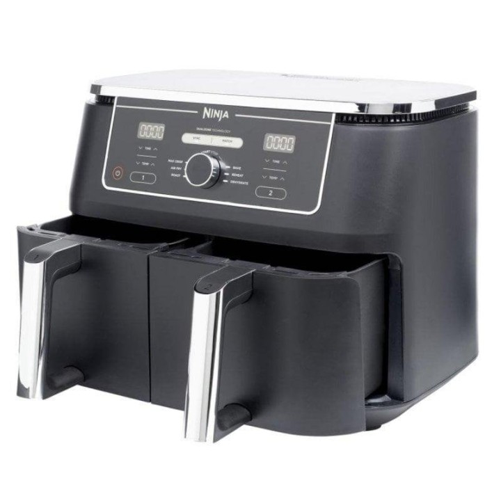 Ninja Foodi Max Freidora de Aire 6 en 1 con Compartimento Doble 9.5L