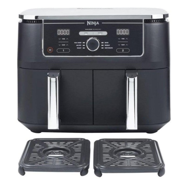 Ninja Foodi Max Freidora de Aire 6 en 1 con Compartimento Doble 9.5L