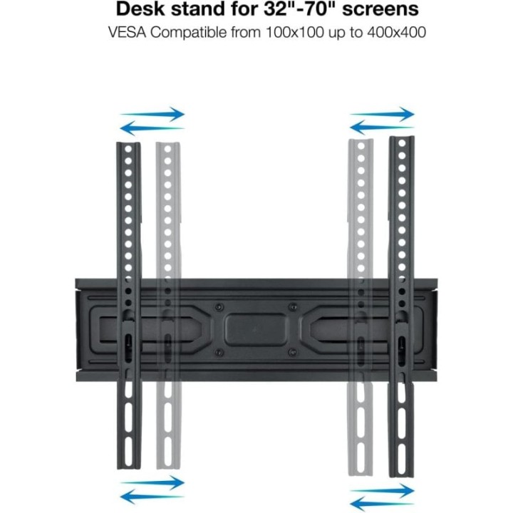 TooQ LP7846TN-B Soporte de Pared Giratorio/Inclinable para TV 32"- 70" VESA 400x400 Máx 40Kg