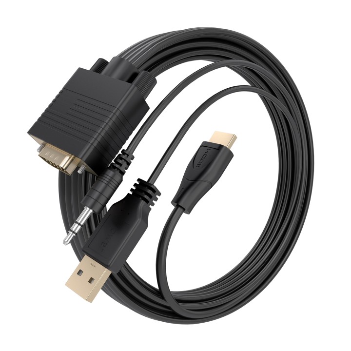 Conversor AISENS VGA+USB+3.5mm a HDMI 2m (A115-1009)
