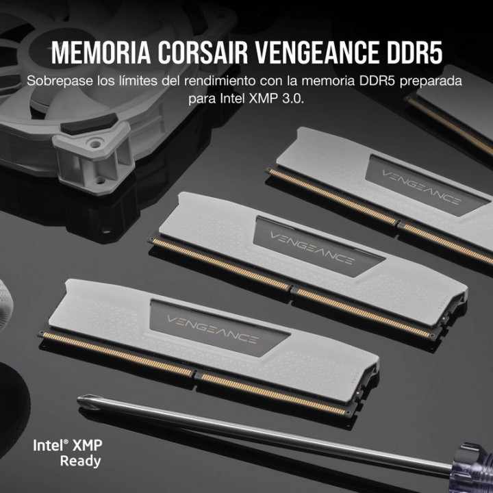 Corsair Vengeance DDR5 6400MHz PC5-51200 32GB 2x16GB CL32 Blanco
