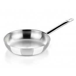 BRA Profesional Sartén de Acero Inoxidable 24cm Plata