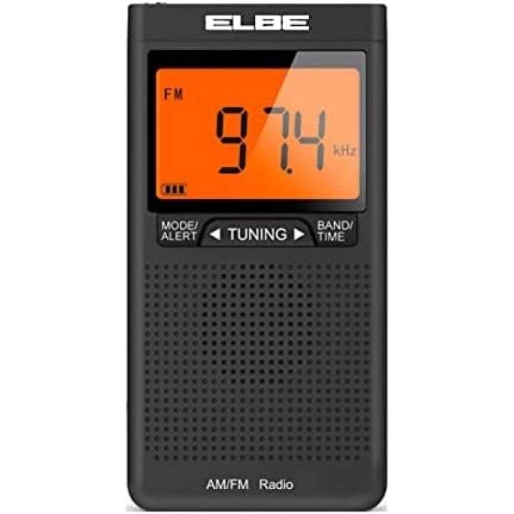 Elbe RF-94 Radio Digital AM/FM Gran Display Auriculares Incluidos