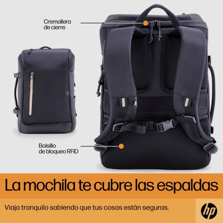HP Travel 25L Mochila Azul para Portátil de 15.6"