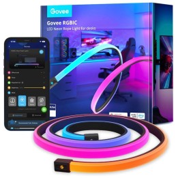 Govee H61C3 Gaming Neon Rope Light Tira LED RGB 3m para Mesas Gaming