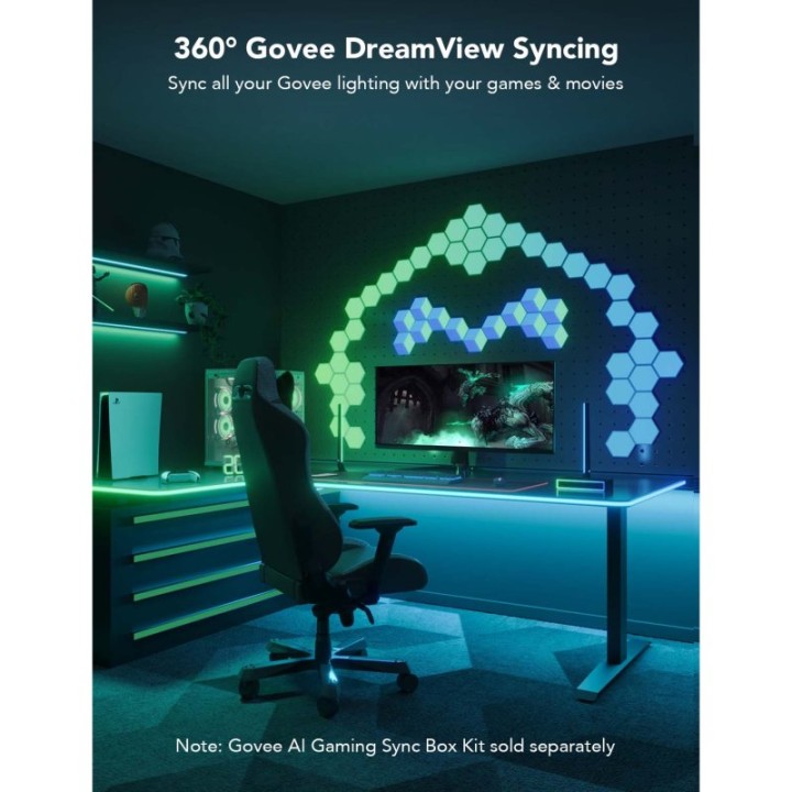Govee H61C3 Gaming Neon Rope Light Tira LED RGB 3m para Mesas Gaming