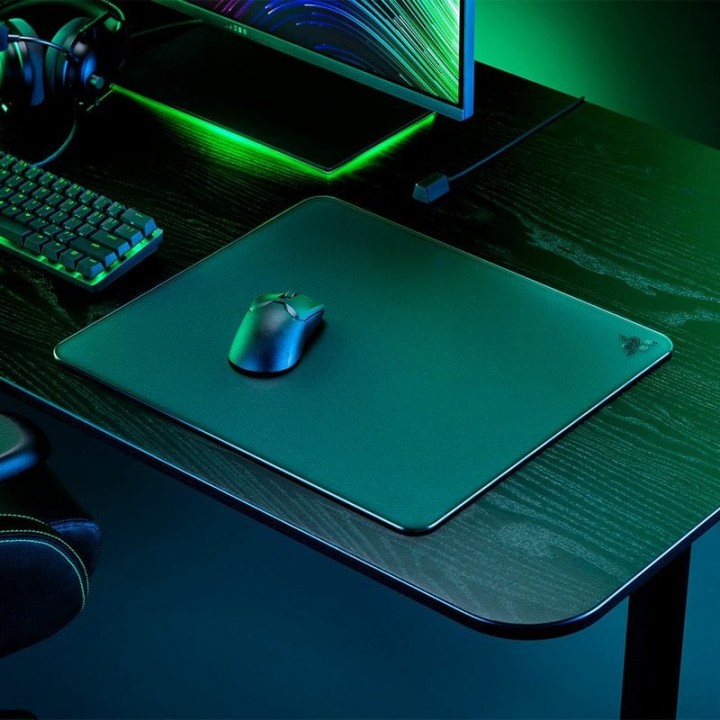 Razer Atlas Alfombrilla Gaming de Cristal Templado Negra