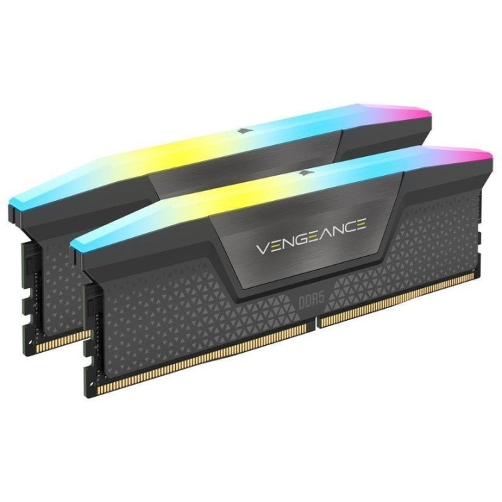 Corsair Vengeance RGB DDR5 6000MHz 64GB 2x32GB CL30 Memoria Dual AMD EXPO e Intel XMP