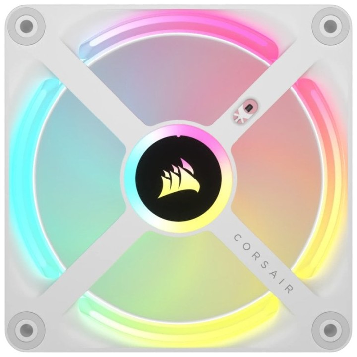 Corsair ICUE Link QX140 RGB 2x Kit de Expansión de Ventilador PWM 140mm Blanco
