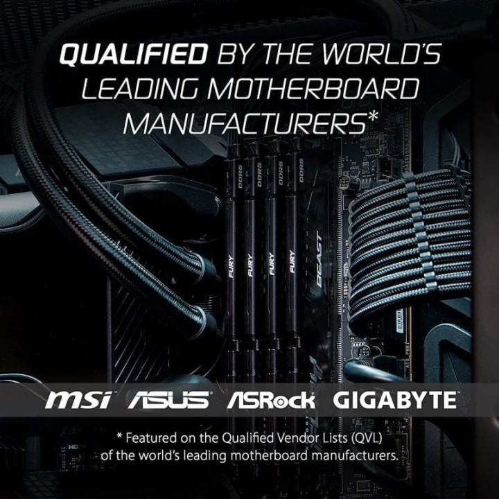 Kingston FURY Beast DDR5 5600MHz 128GB 4x32GB CL40