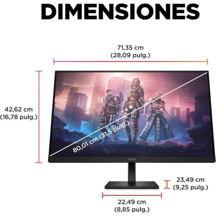HP OMEN 32q 31.5" Edge LED QHD 165Hz FreeSync Premium