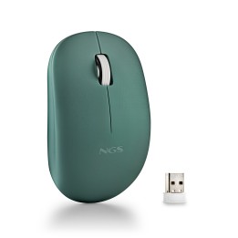 Ratón NGS FOG Pro Óptico RF 2.4GHz Verde (FOGPROGREEN)