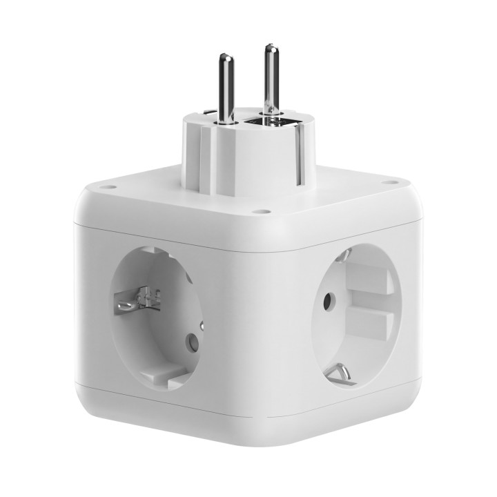 Cargador Mars Gaming 3Schuko 2USB-A 2USB-C (MDCUBE20W)