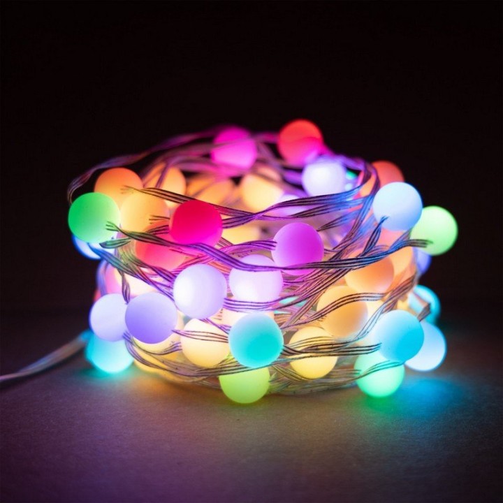 Muvit iO Guirnalda Outdoor WiFi Dreamcolor Mini Globo RGB 10m