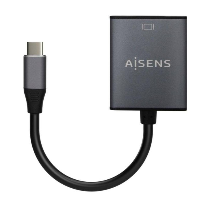 Conversor Aisens A109-0691 USB-C a VGA 15 cm Gris Plug and Play