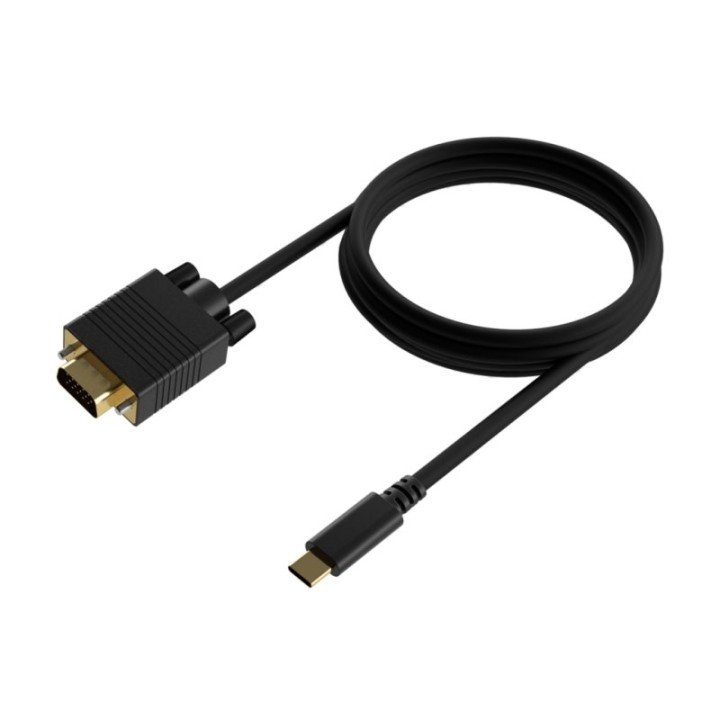 Aisens A109-0693 Cable Conversor USB-C Macho a VGA Macho 1.8m Negro