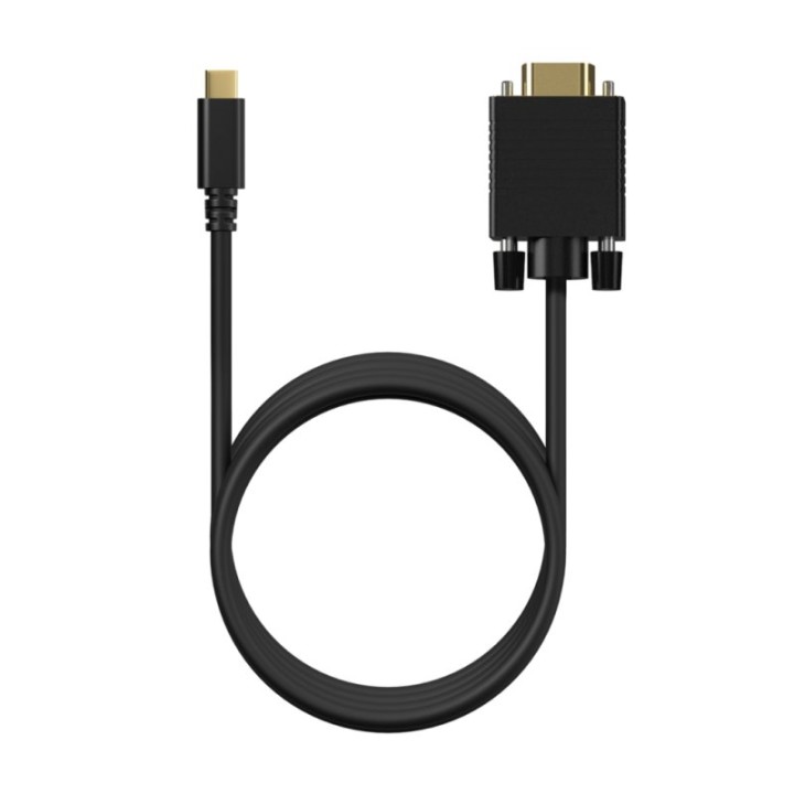 Aisens A109-0693 Cable Conversor USB-C Macho a VGA Macho 1.8m Negro