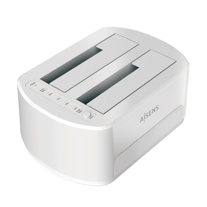 Aisens ASDS-D02W Docking Station para Discos Duros 2.5"/3.5" Blanca