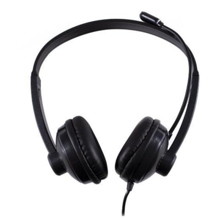Nilox Auriculares USB con Micrófono para PC Negros