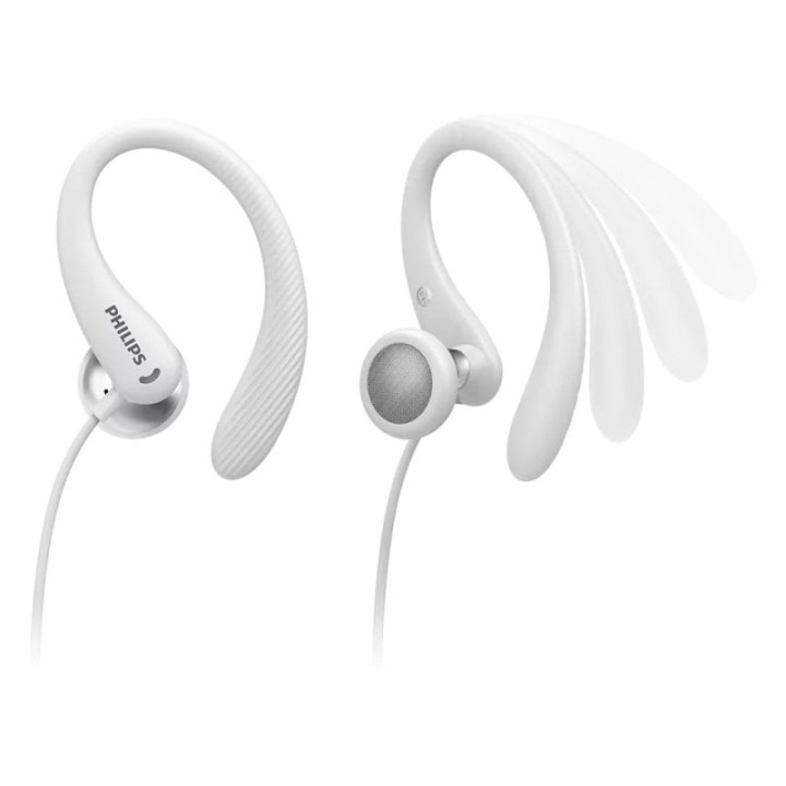 Philips TAA1105WT/00 Auriculares Deportivos con Micrófono y Jack 3.5 Blancos