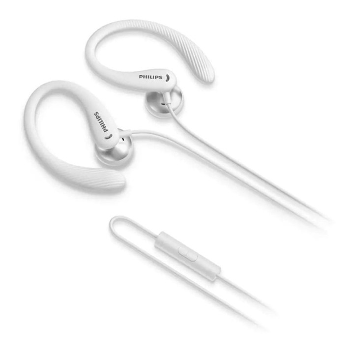 Philips TAA1105WT/00 Auriculares Deportivos con Micrófono y Jack 3.5 Blancos