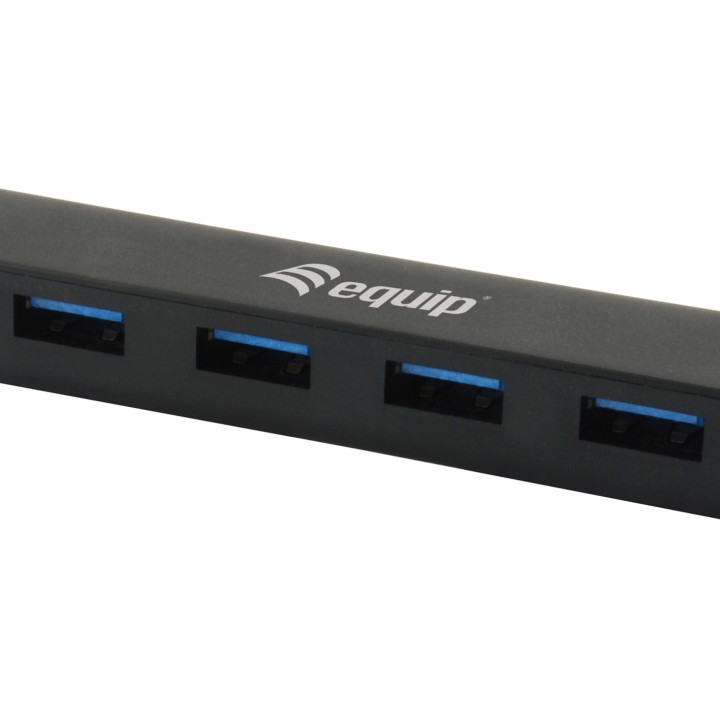 Hub EQUIP Life USB-C 3.0 a 4xUSB-A 3.0 Negro (EQ128954)