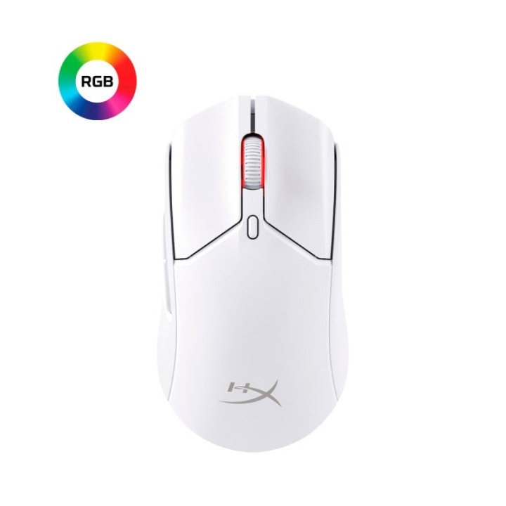 HyperX Pulsefire Haste 2 Wireless Ratón Gaming Inalámbrico RGB 26000 DPI Blanco