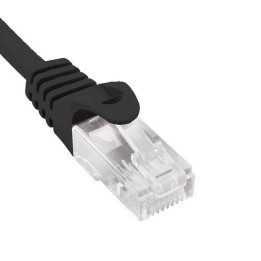 Cable de red Phasak PHK1752 Cat.6 25 cm CCA UTP RJ45 negro