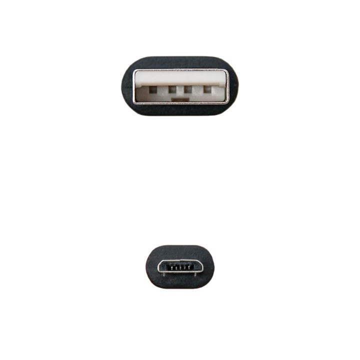 Nanocable DVI/M a VGA/H 10cm Negro (10.16.2008-BK)