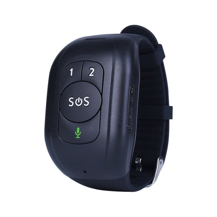 Leotec Senior Smart Band 4G Pulsera Inteligente con GPS y Botón SOS Negra
