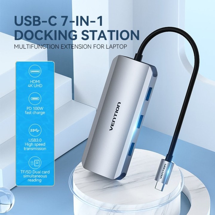 Vention Docking Station 7 en 1