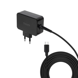 TooQ TQLC-USBCGAN65PD Cargador de portátil GAN USB-C PD 65W Negro