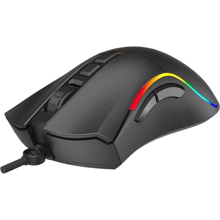 Ratón Phoenix Void Gaming USB 12000 DPI Negro 7 Botones Huano Sensor Pixart