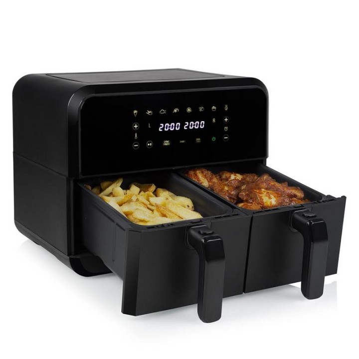 Princess 182068 Freidora de Aire Doble Cesta 8L 2400W
