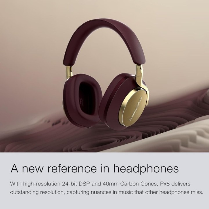 Bowers & Wilkins PX8 Auriculares Bluetooth con Cancelación de Ruido Beige
