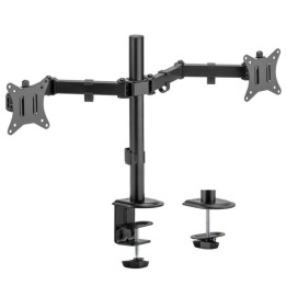 Aisens DT32TSR-149 Soporte Eco Giratorio/Inclinable para 2 Monitores/TV 17"-32" VESA 100x100 Máx 9Kg