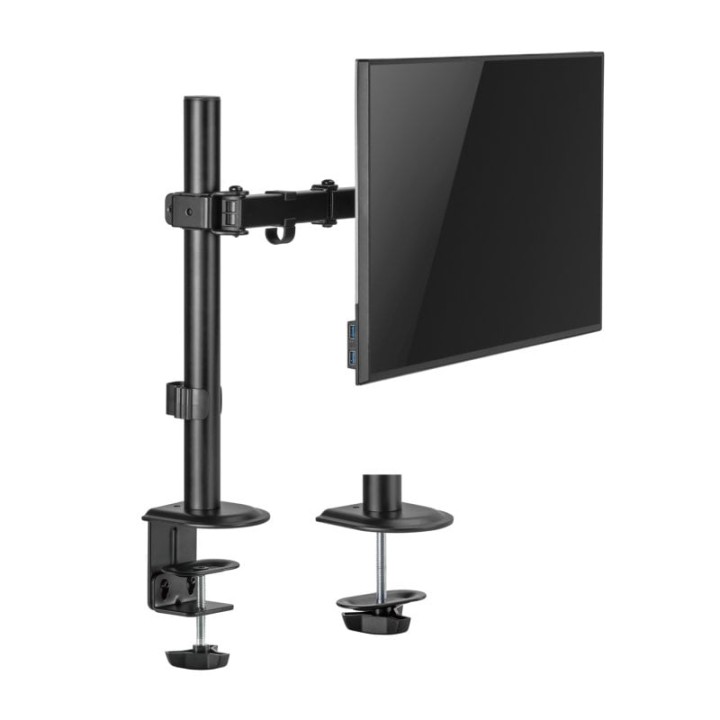 Aisens DT32TSR-147 Soporte de Mesa Eco Giratorio para Monitor/TV 17"-32" VESA 100x100 Máx 9Kg