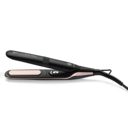Bellissima B-Mini Plancha de Pelo para Bolso y Viaje con Placas de Revestimiento Cerámico Negra