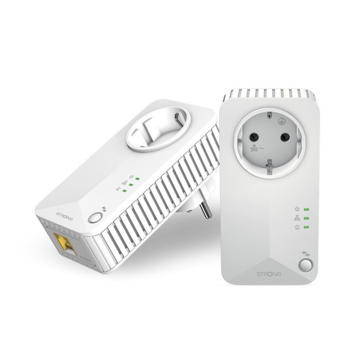 Strong Kit de 2 Adaptadores Powerline 600 Mbit/s