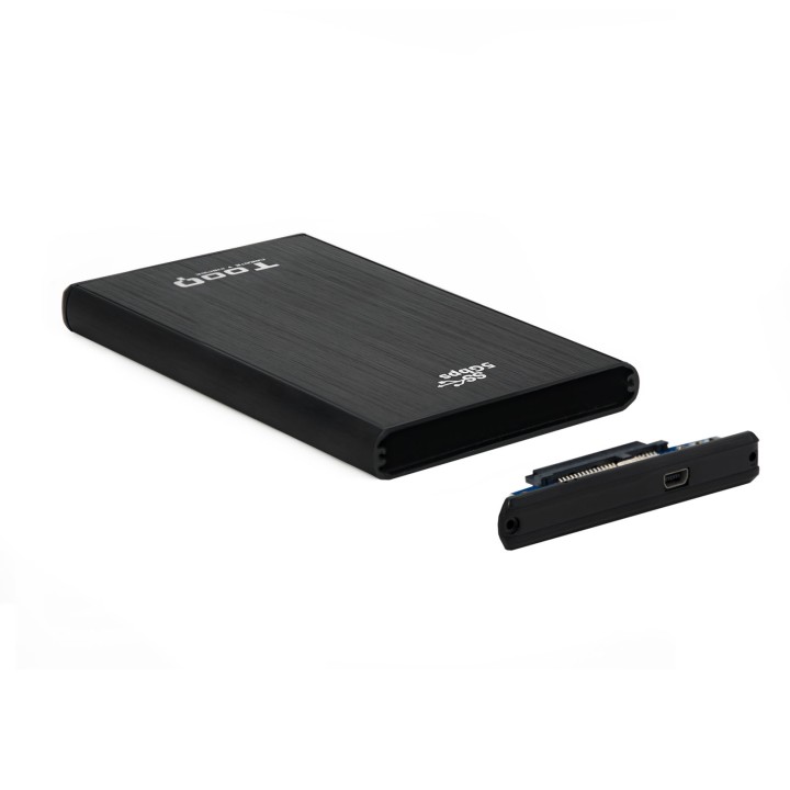 Caja TooQ HDD 2.5" SATA USB 3.0 Negra (TQE-2522B)