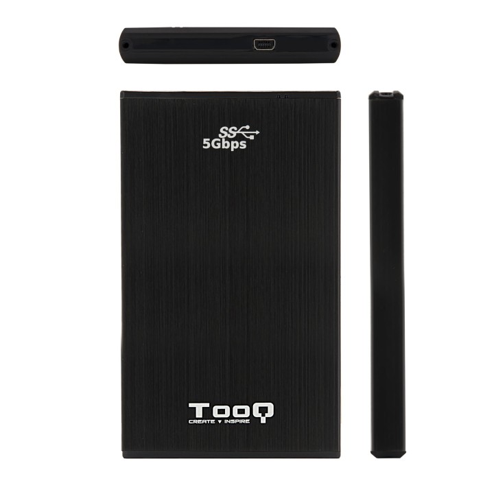 Caja TooQ HDD 2.5" SATA USB 3.0 Negra (TQE-2522B)