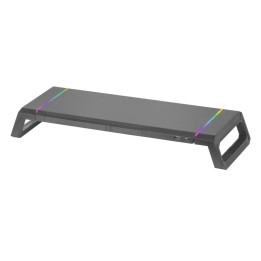 Mars Gaming MGS-One Soporte para Monitor Chroma RGB Tamaño Ajustable Negro