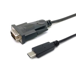 Cable EQUIP USB-C/M a RS232 DB9/M 1.5m Negro (EQ133392)