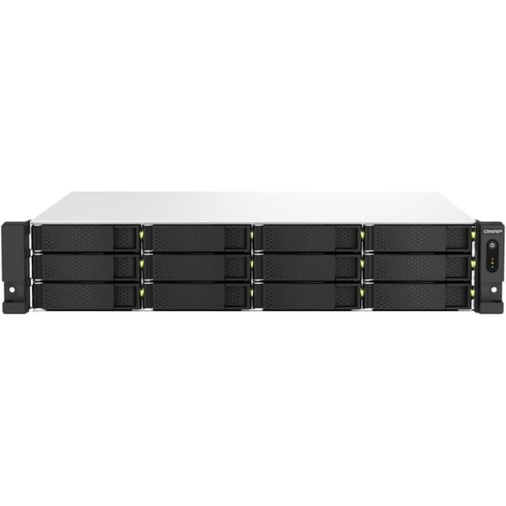 QNAP TS-1264U-RP-8G NAS 12 Bahías 2x2.5GbE Negro