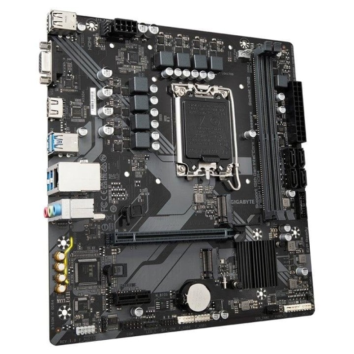 Placa Base Gigabyte B760M H DDR4 Intel B760 LGA1700 DDR4 Micro ATX PCIe 4.0 2xM.2 LAN GB