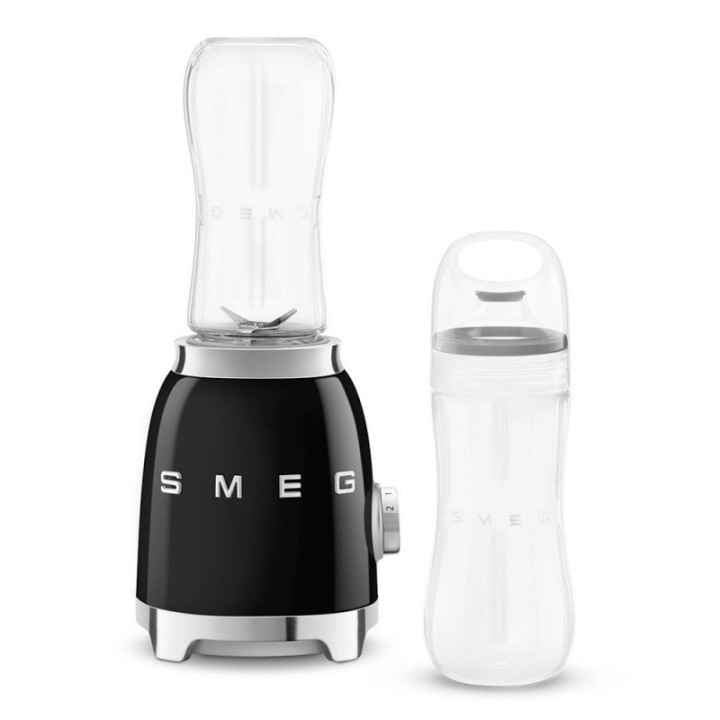 Smeg 50s Style PBF01BLEU Batidora de Vaso 600ml 300W Negra