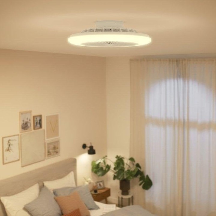 Philips Lighting Ventilador de Techo Amigo con Luz Led y Mando Blanco