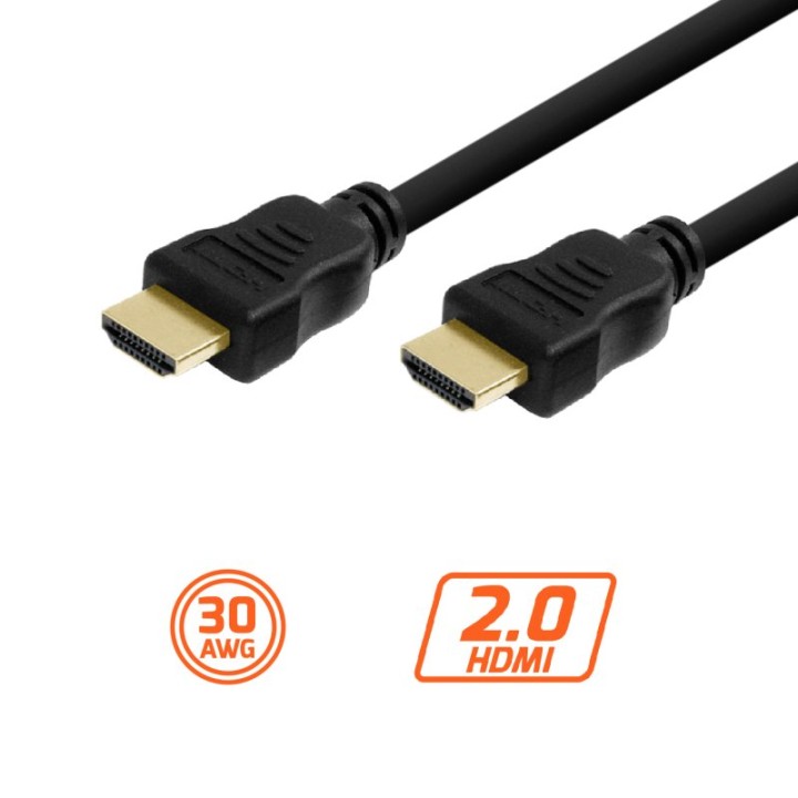PcCom Essential Cable HDMI 2.0 30AWG 4K CCS 3m
