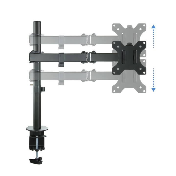 Soporte Mesa TooQ 13"-32" Gira/Inclina 8Kg (DB1032TN-B)