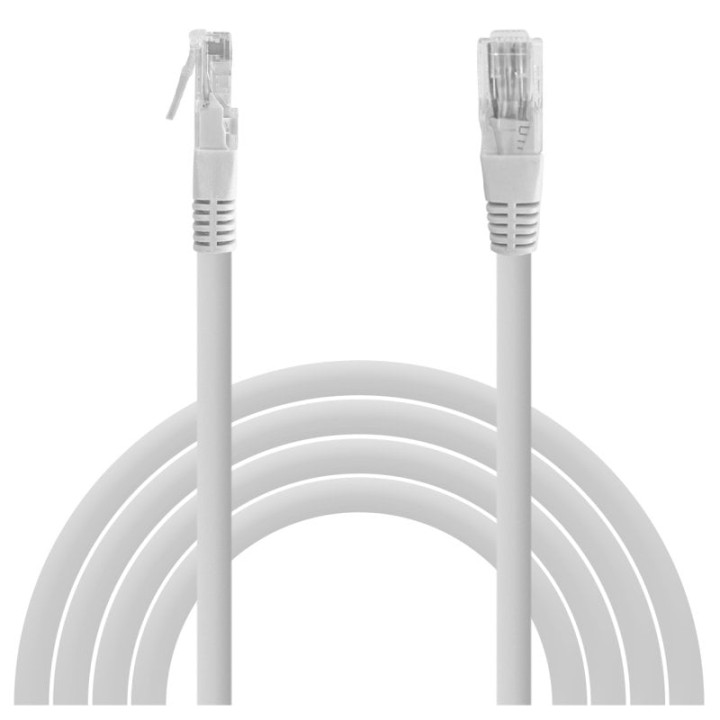 PcCom Essential Cable de Red RJ45 Cat6 UTP CU AWG24 hasta 1000Mbps 5m Gris